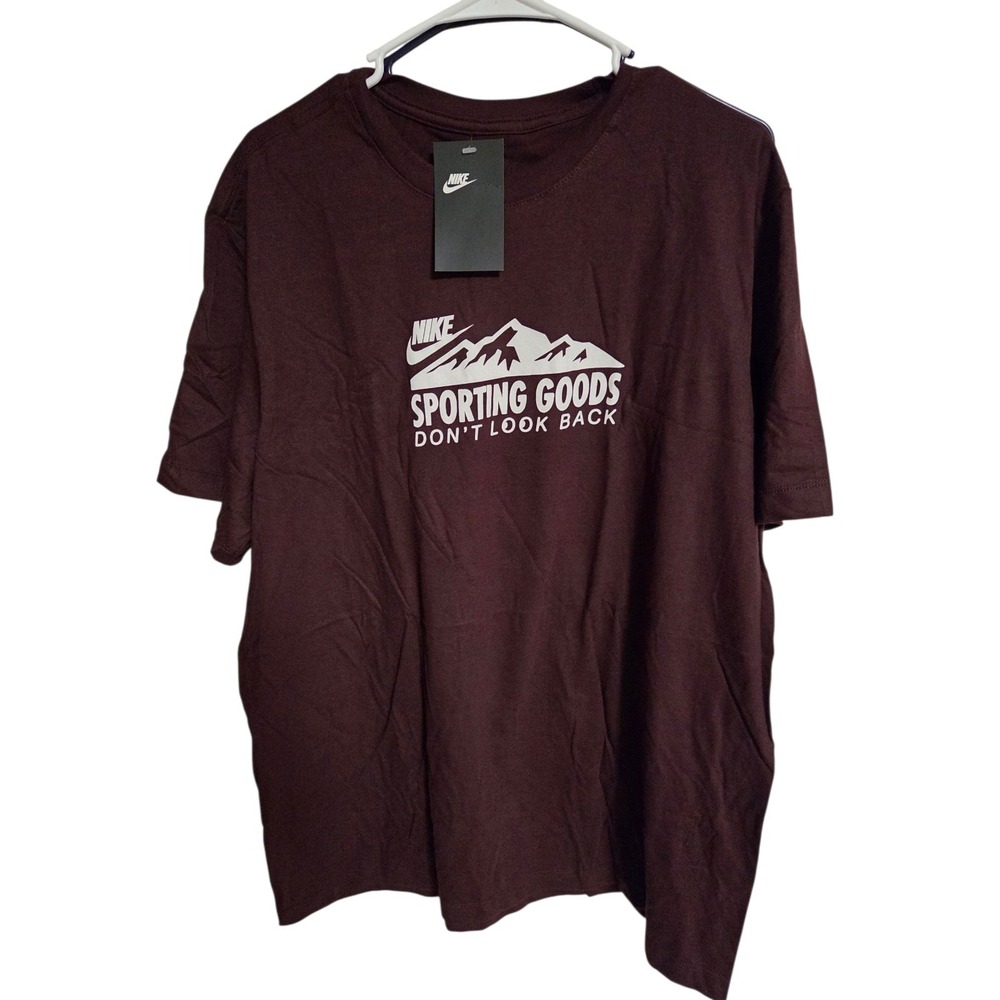 Nike T-Shirt Men's‎ Maroon L Sporting Goods Don't Look Back